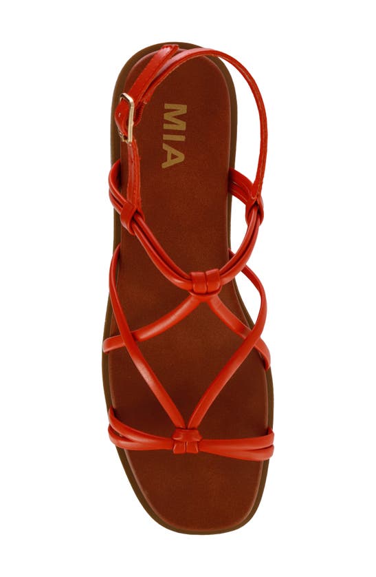 Shop Mia Daphine Slingback Sandal In Coral