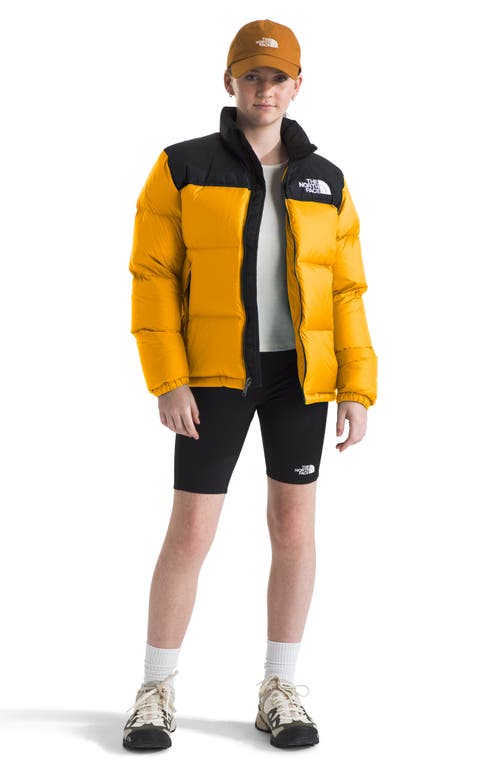 The North Face Long-sleeved Down Jacket In Summit Gold
