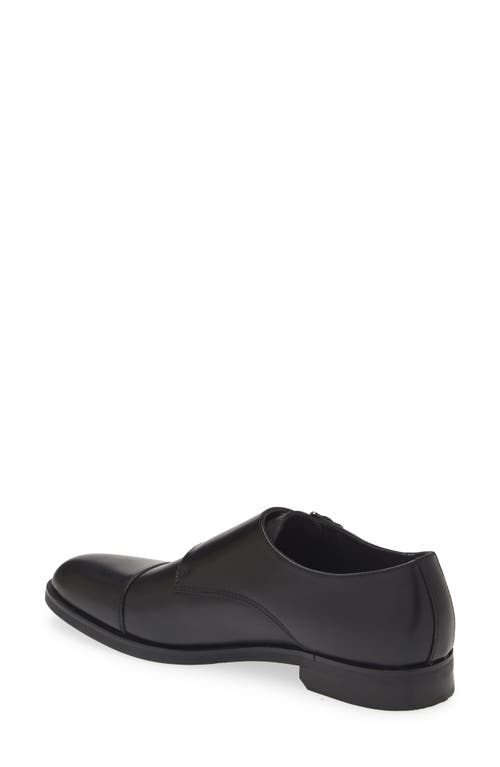 Shop Nordstrom Edison Double Monk Strap Shoe In Black