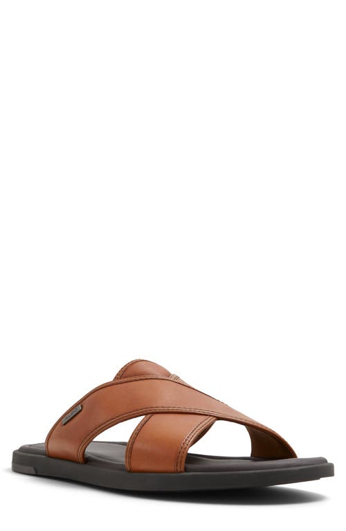 ALDO Olino Slide Sandal Cognac at Nordstrom,