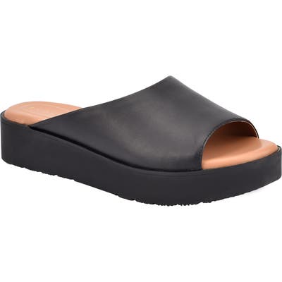 Evolve Flora Slide Sandal- Black