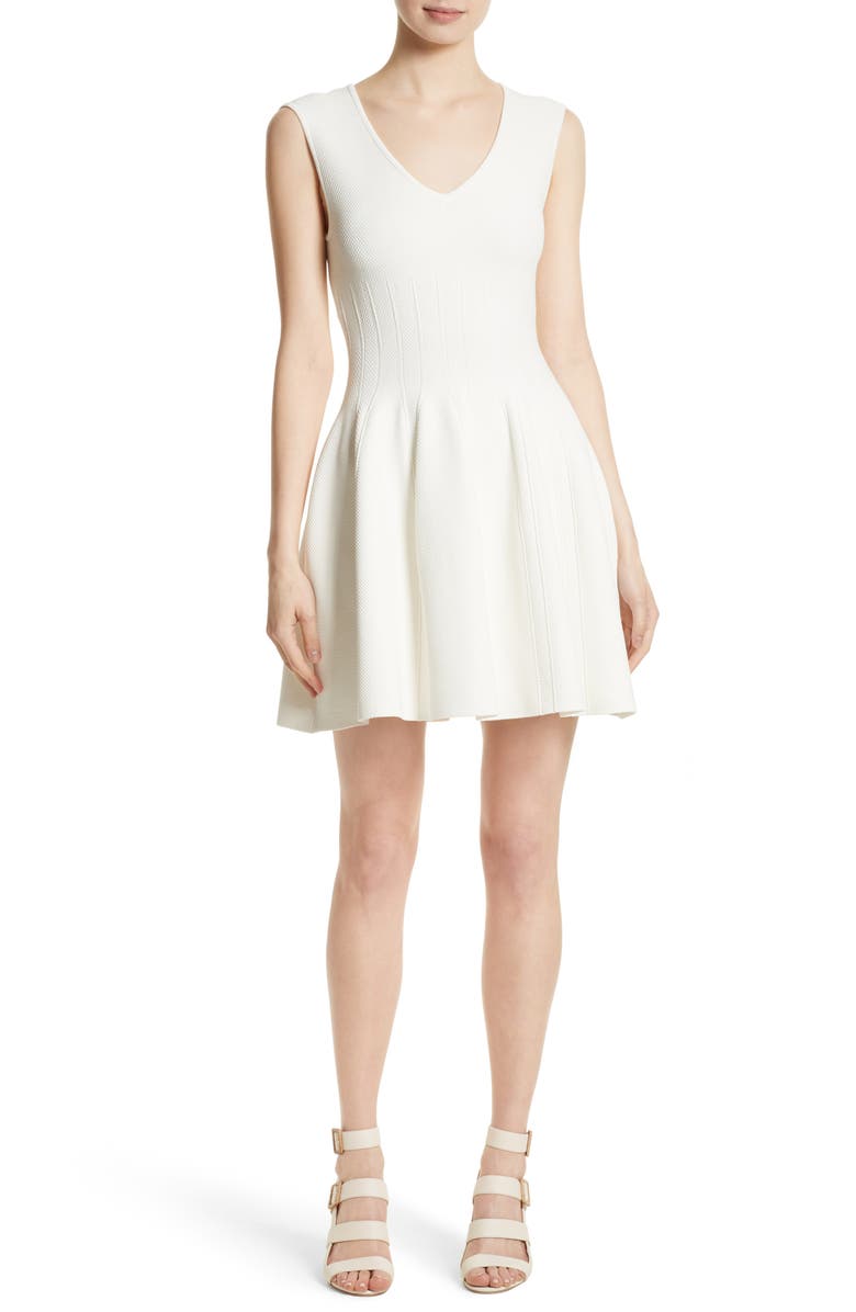Milly Fit & Flare Knit Dress | Nordstrom