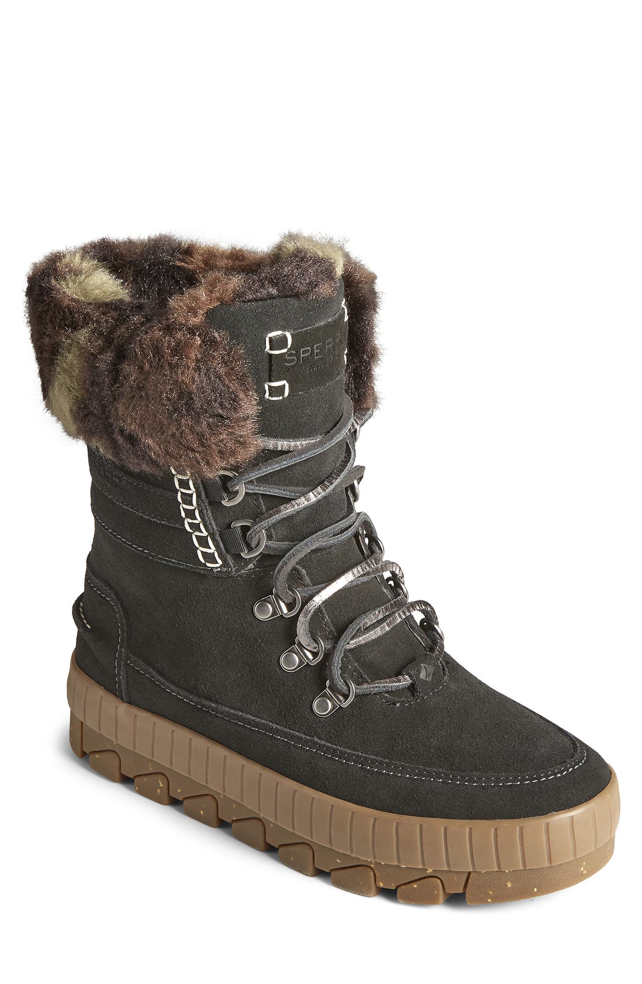 sperry fur boots