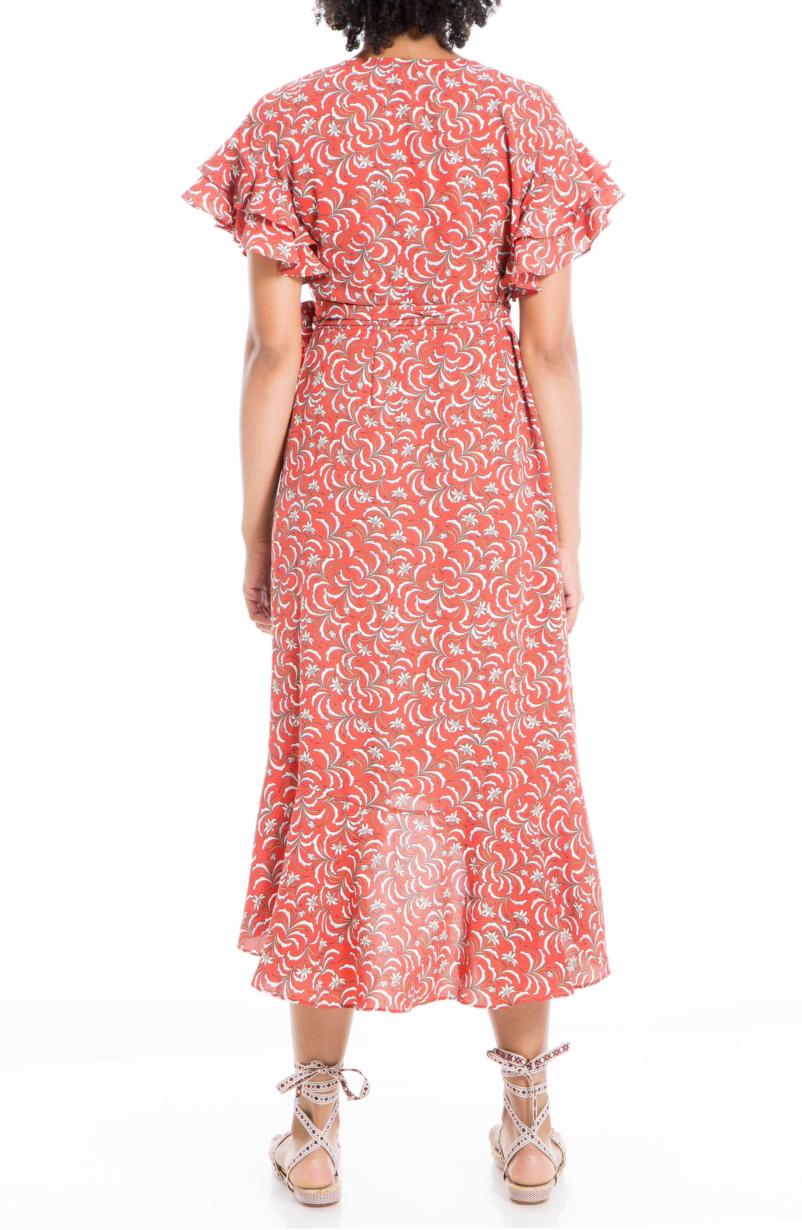 max studio red dress