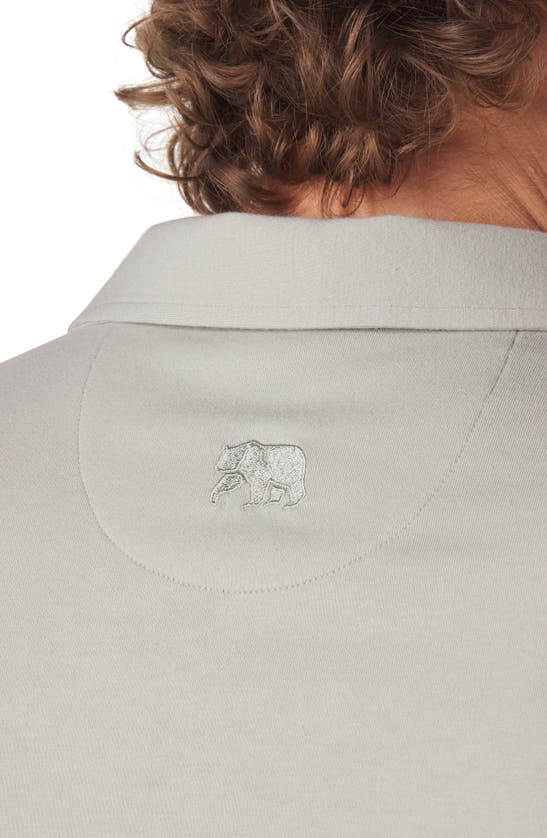 The Normal Brand Puremeso Solid Short Sleeve Knit Button-up Shirt In Sage