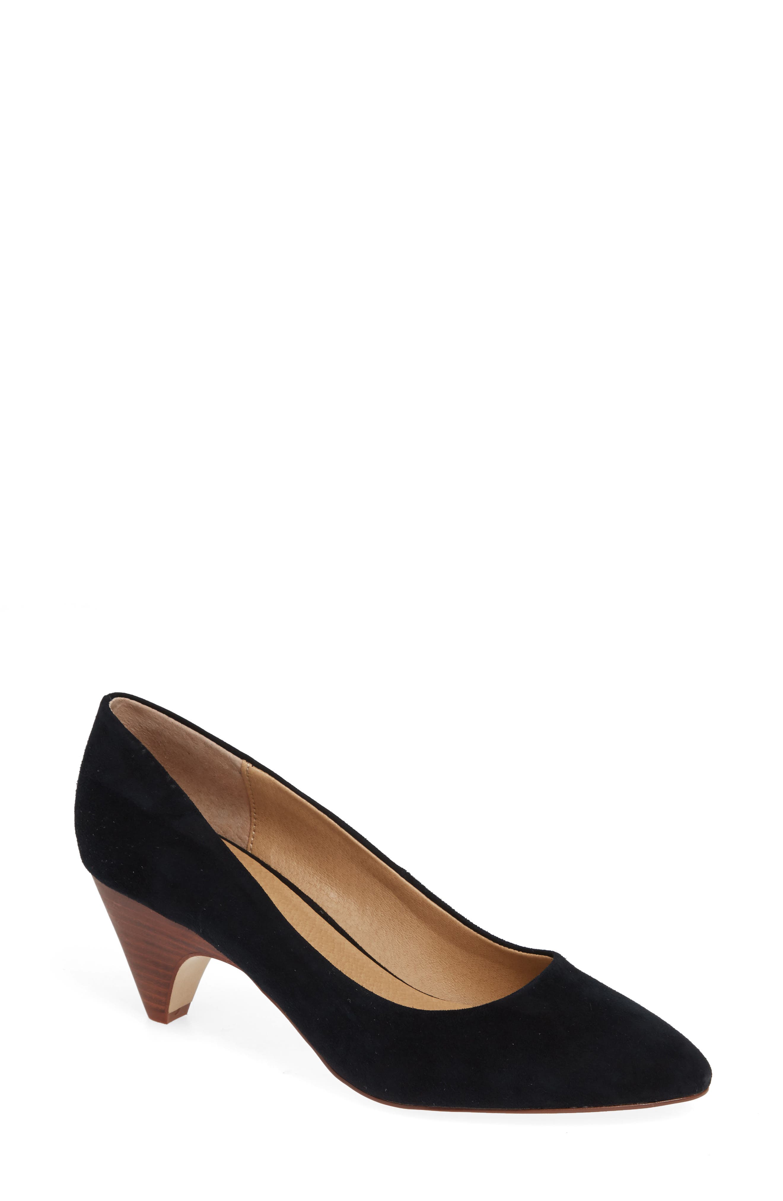 M4D3 Halle Statement Heel Pump- Black
