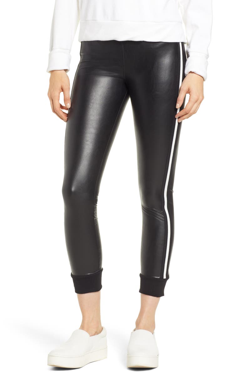 David Lerner Keily Cuffed Faux Leather Leggings Nordstrom 5191