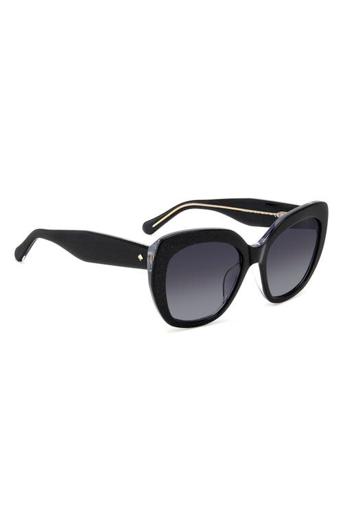 KATE SPADE KATE SPADE NEW YORK WINSLET 55MM GRADIENT ROUND SUNGLASSES 