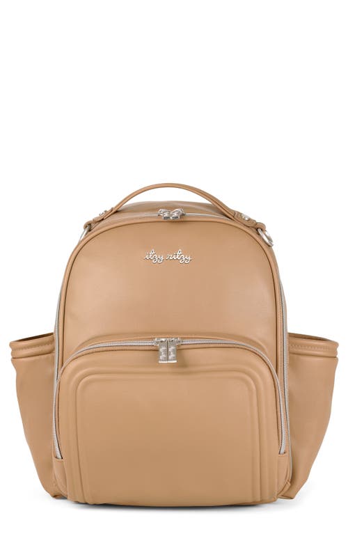 Itzy Ritzy Mini Plus Diaper Backpack in Tan at Nordstrom