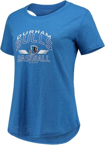 Durham Bulls Blue Minor League Baseball Fan Shirts for sale