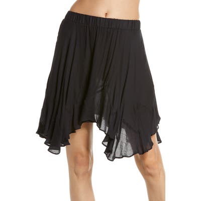 Free People Easy Does It Half Slip Skirt, Black