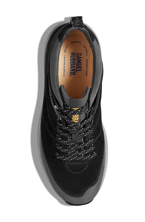 Samuel Hubbard Camino Water Resistant Walking Shoe In Black Nubuck