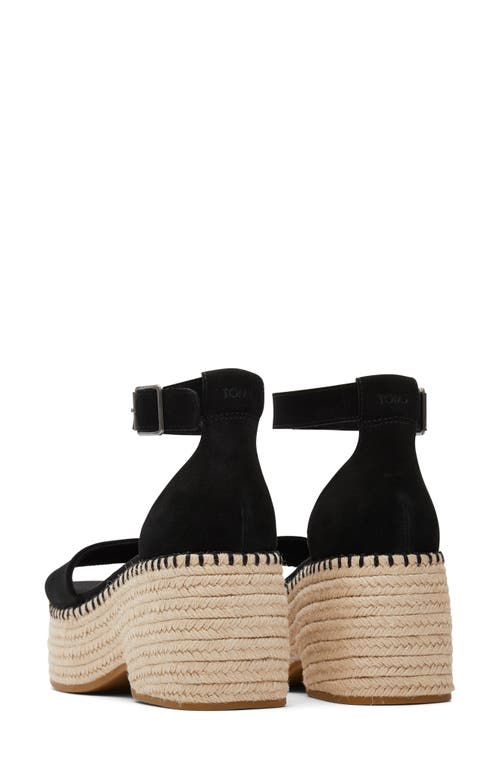 TOMS TOMS LAILA ESPADRILLE PLATFORM SANDAL