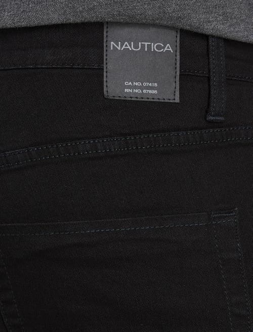 Shop Nautica Stretch Denim Jeans In Black Denim