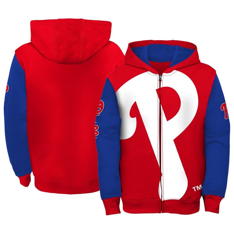 Outer Stuff Phillies Kids Logo Tech Hoodie XL