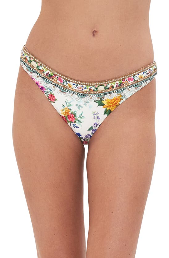 Shop Camilla Plumes & Parterres Bikini Bottoms In Plumes And Parterres