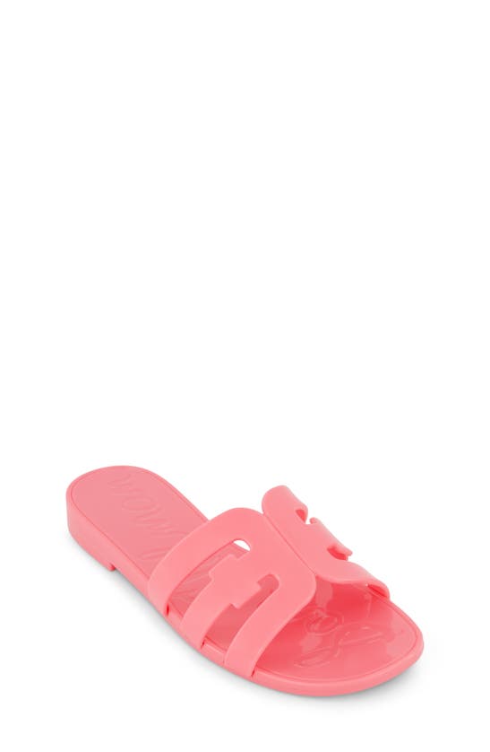 Shop Sam Edelman Kids' Bay Jelly Slide Sandal In Pink