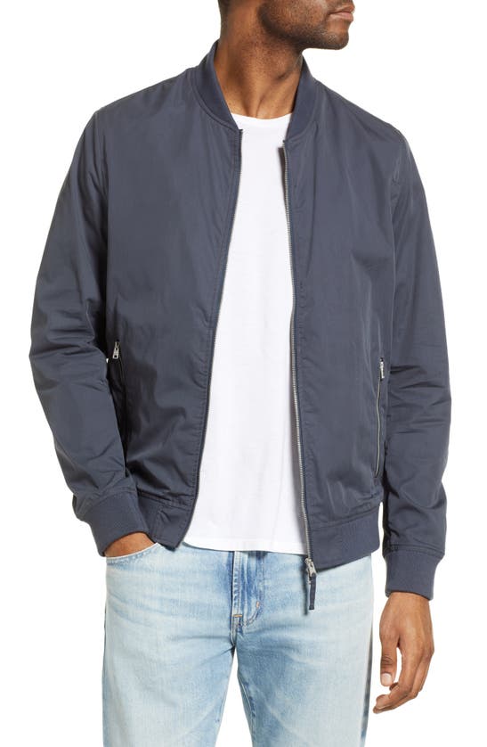 Allsaints Udan Slim Fit Bomber Jacket In Workers Blue ModeSens