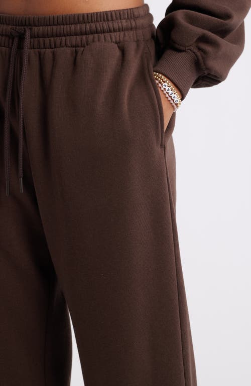 Bp. Oversize Fleece Joggers In Brown Coffee
