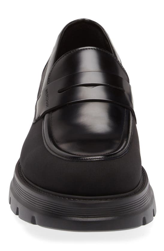 Stuart Weitzman Men's Club La Leather Penny Loafers In Black