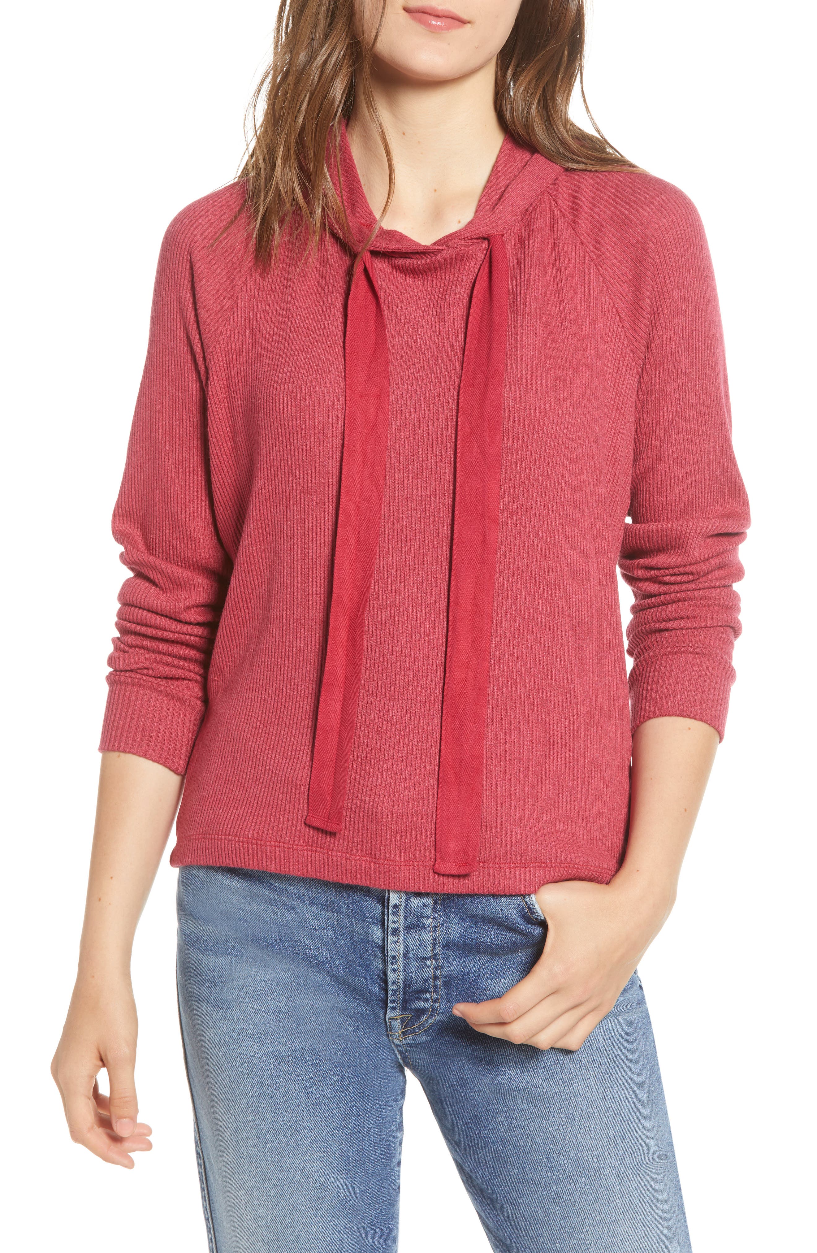 Stateside Ribbed Hoodie Nordstrom