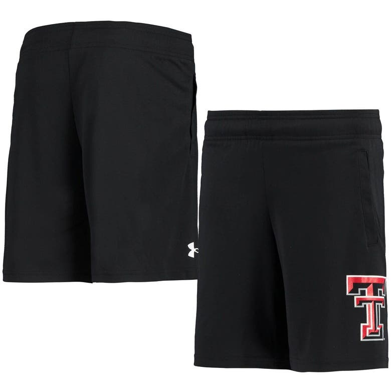 Under Armour Kids' Youth  Black Texas Tech Red Raiders Tech Shorts