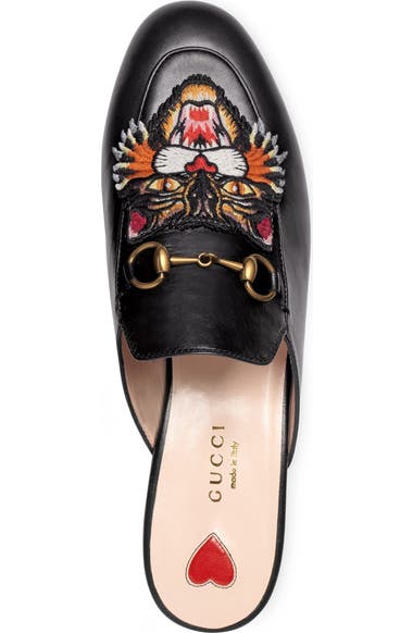 Gucci Princetown Angry Cat Mule Loafer Women Nordstrom