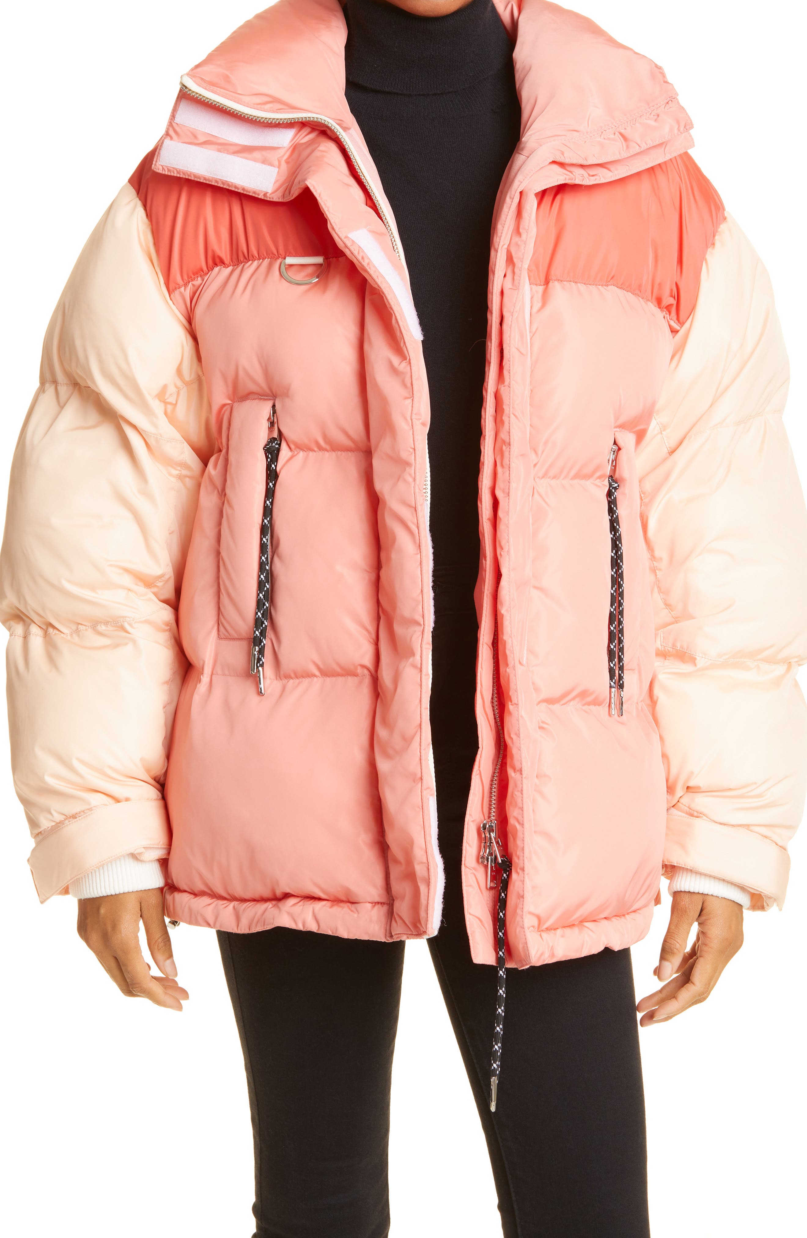 puffy pink vest