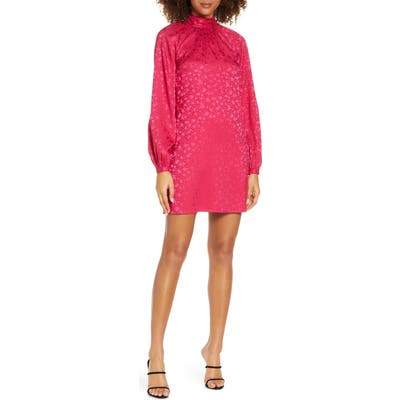 Ali & Jay Samantha Long Sleeve Minidress, Pink