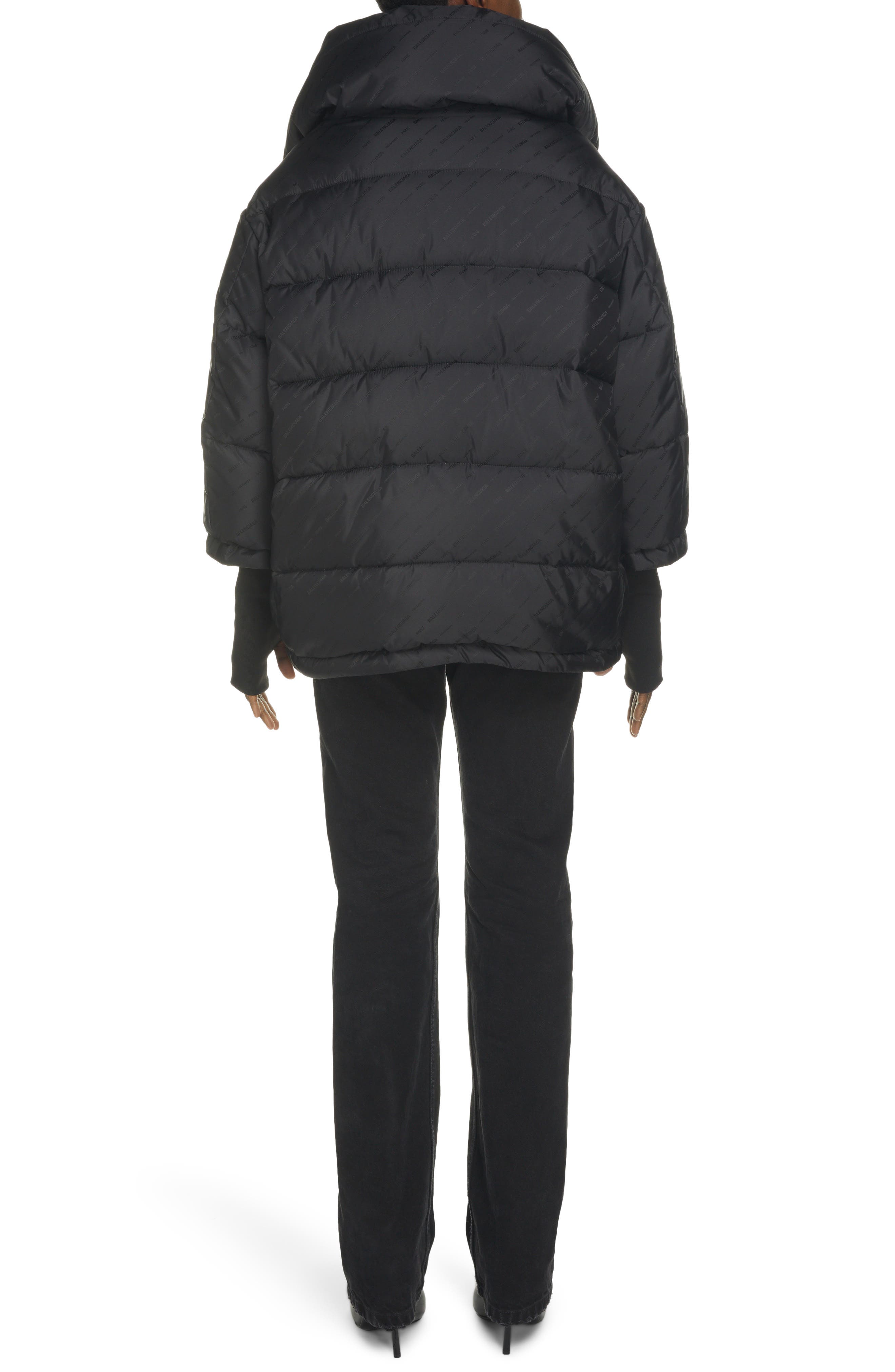 in swing cropped puffer jacket