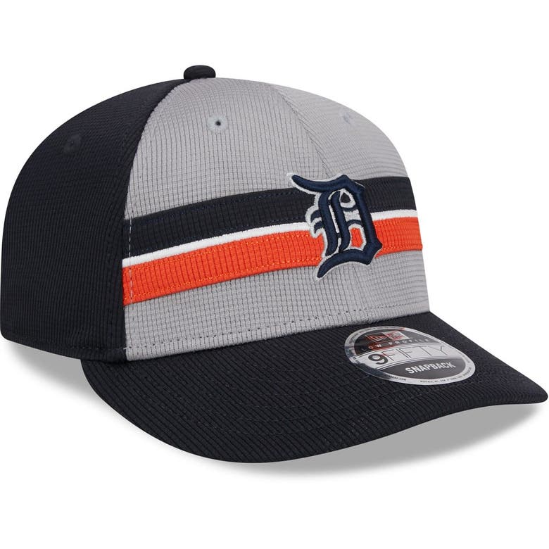 Shop New Era Gray Detroit Tigers 2024 Batting Practice Low Profile 9fifty Snapback Hat