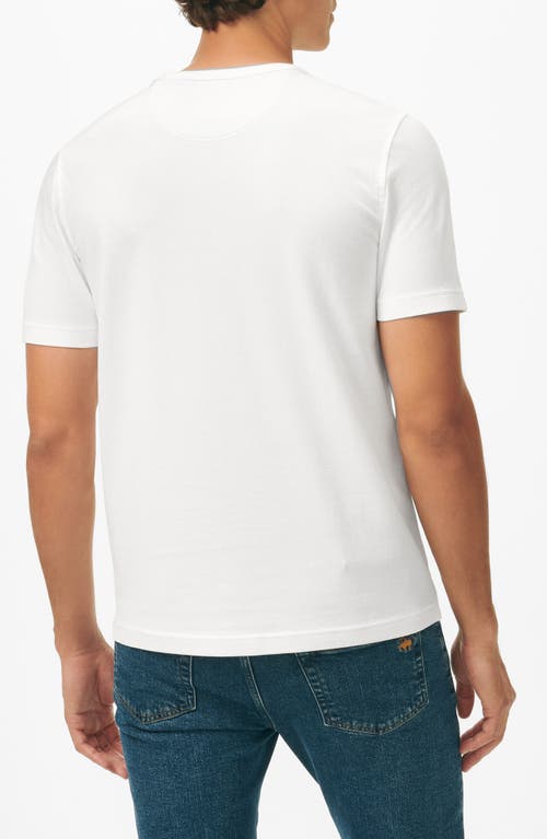 Shop Brooks Brothers Stretch Supima® Cotton Piqué Knit T-shirt In White