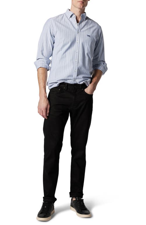 Rodd & Gunn Longburn Black Straight Leg Jeans In Nero