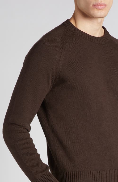 Tom Ford Crew Neck Sweater Long Sleeves In Brown