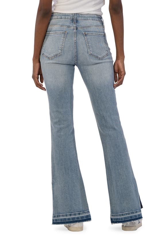Shop Kut From The Kloth Stella Vented Flare Jeans In Designed