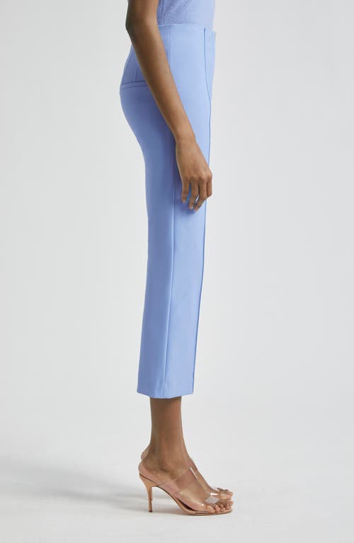 Shop Veronica Beard Jaya Stretch Crop Pants In Hydrangea