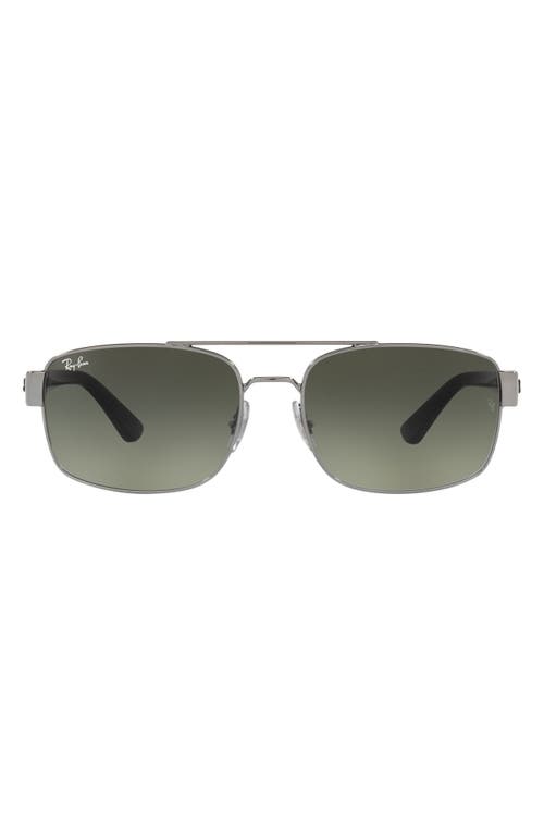 Ray-Ban 61mm Pillow Sunglasses in Gunmetal
