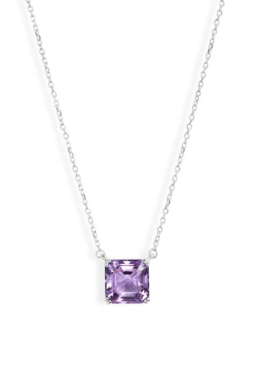 Anzie Jac + Jo Harper Stone Pendant Necklace In Purple