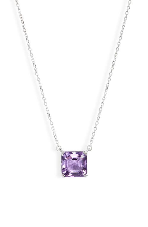 Shop Anzie Jac + Jo Harper Semiprecious Stone Pendant Necklace In Purple