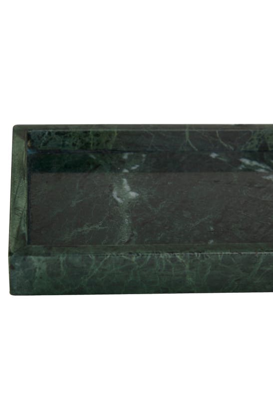 Shop Vivian Lune Home Marble Tray In Green