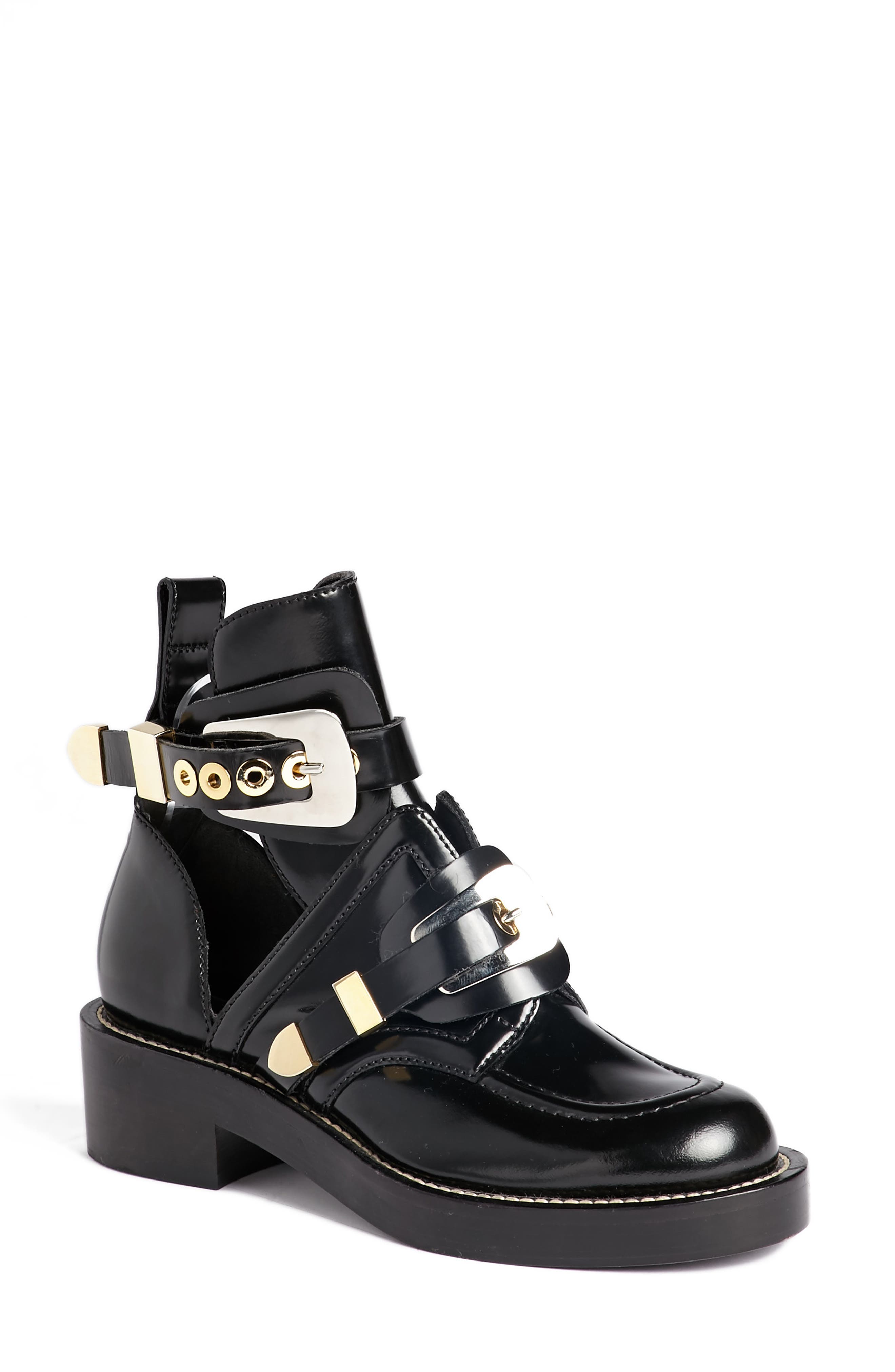 balenciaga boots buckle