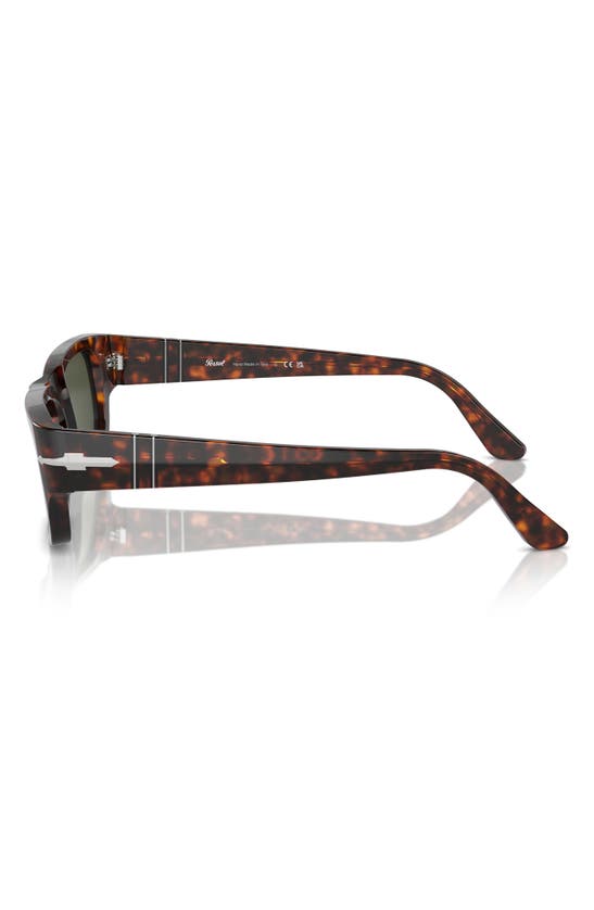 Shop Persol Adrien 55mm Rectangular Sunglasses In Havana