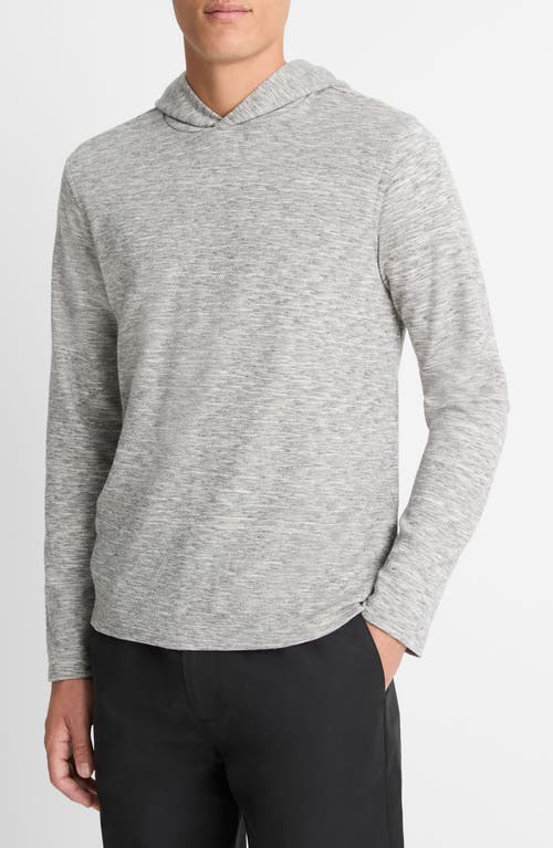 Vince Double Knit Sweater In Black/off White