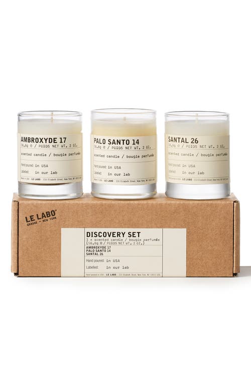 Le Labo Candle 3-Piece Discovery Set 