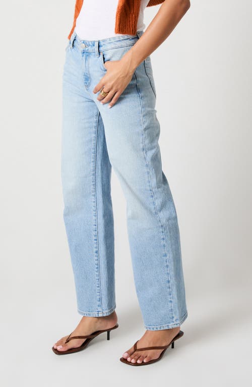 Shop Rolla's Heidi Low Rise Wide Leg Jeans In Sunshine