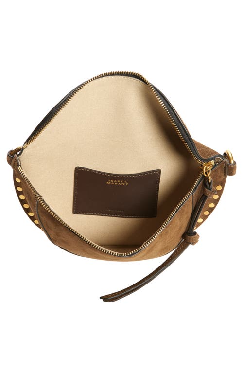 Shop Isabel Marant Skano Stud Crossbody Bag In Bronze