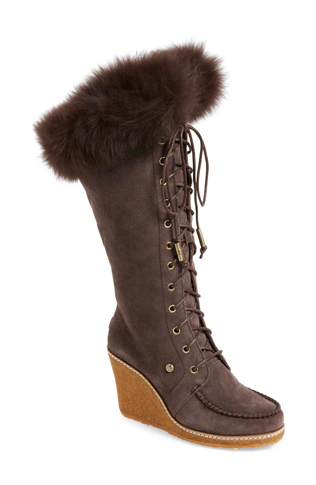 australia luxe fox fur boots