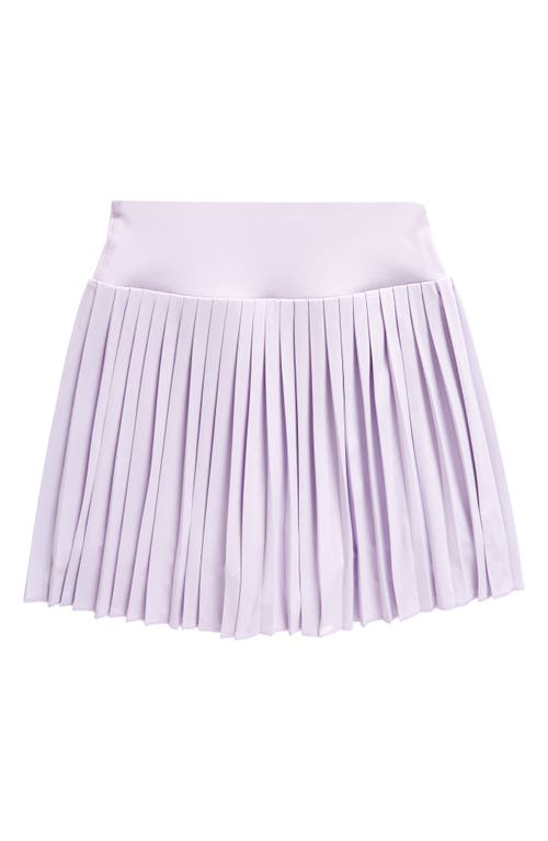 Zella Girl Kids' Baseline High Waist Pleated Skort In Purple Secret