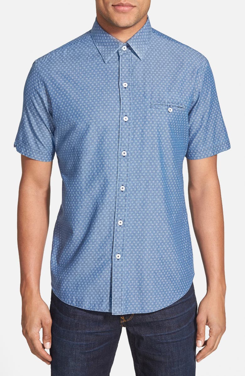 Zachary Prell 'Altman' Regular Fit Short Sleeve Print Sport Shirt ...
