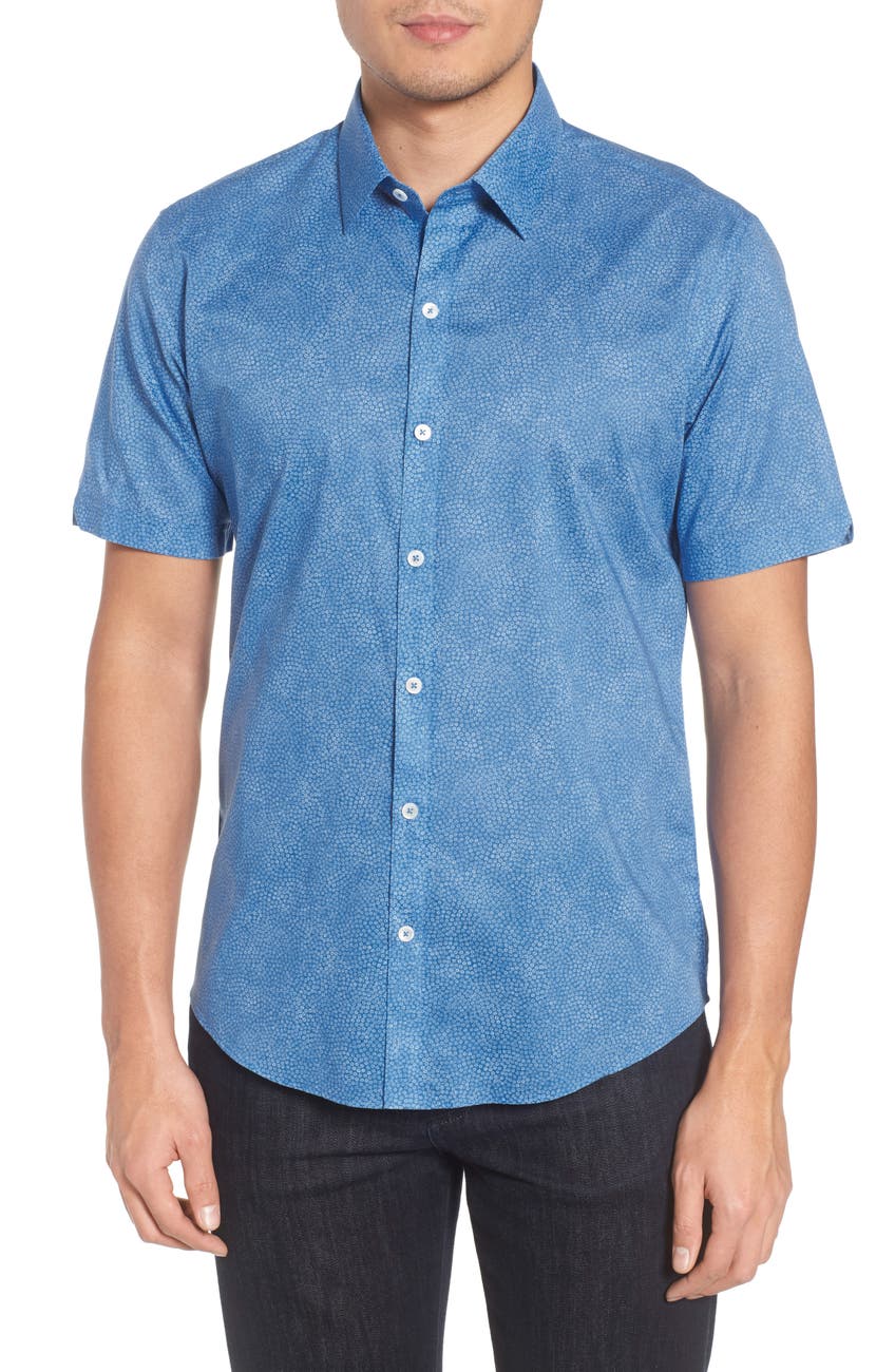 Zachary Prell | Siguenza Floral Short Sleeve Sport Shirt | Nordstrom Rack